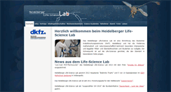 Desktop Screenshot of life-science-lab.org